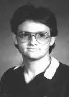 Retro photo of person wearing glasses
