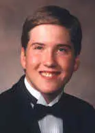 Young man wearing a black bow tie