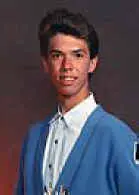 Young man in blue jacket portrait