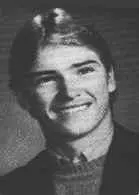 Black and white image of a smiling person