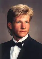 Blonde man in tuxedo portrait