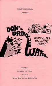 On Stage 1990 Don't Drink the Water Program