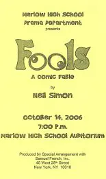 On Stage 2006 Fools Program