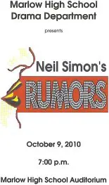 On Stage 2010 Rumors Program-b3ad52c
