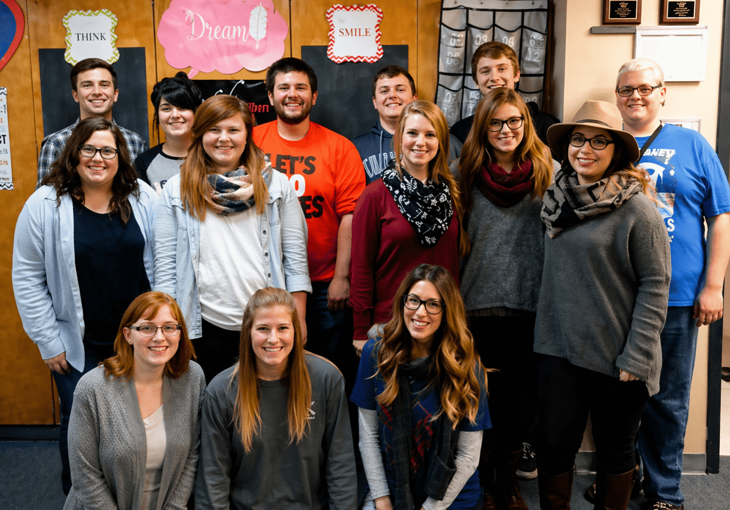 Casual group portrait with smiles